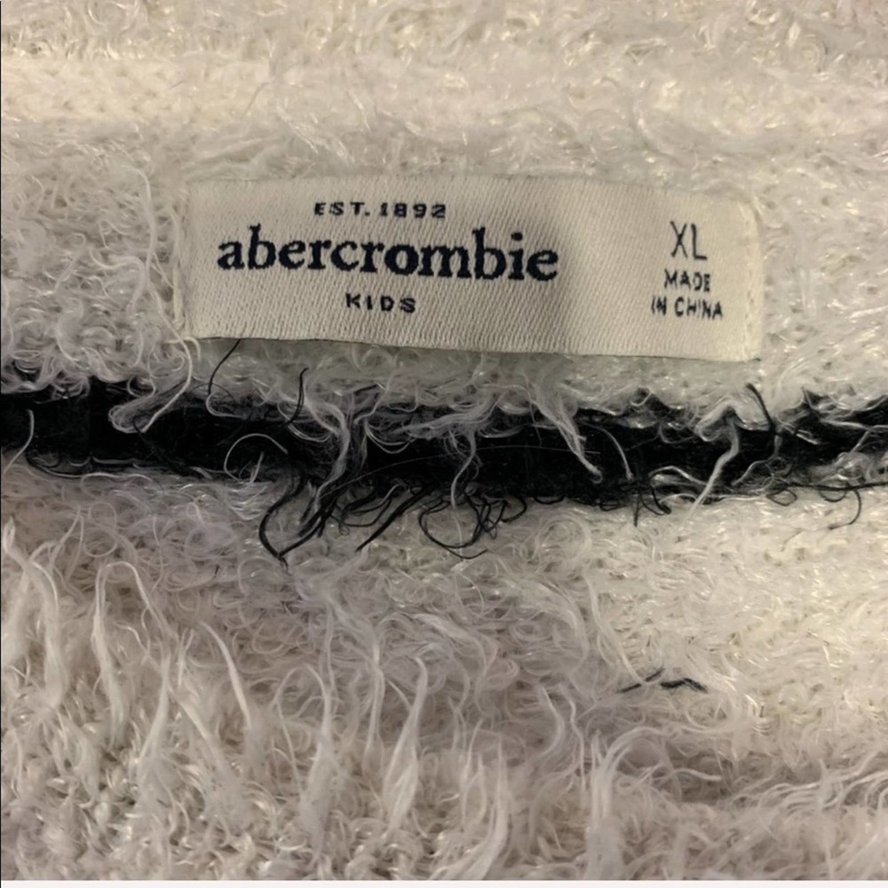 COPY - ABERCROMBIE Kids Black&White striped shirt XL - Picture 7 of 8